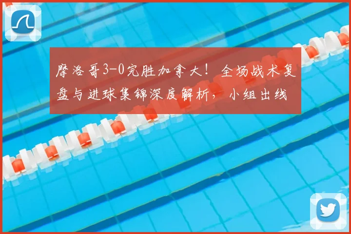 摩洛哥3-0完胜加拿大！全场战术复盘与进球集锦深度解析，小组出线形势分析